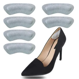 6 Pcs Heel Cushion Pads Heel Shoe Grips Self-Adhesive Heel Sports Cushion Anti-Slip Shoe Liners from Slipping Out and Rubbing - Perfect Heel Pads for Men Women