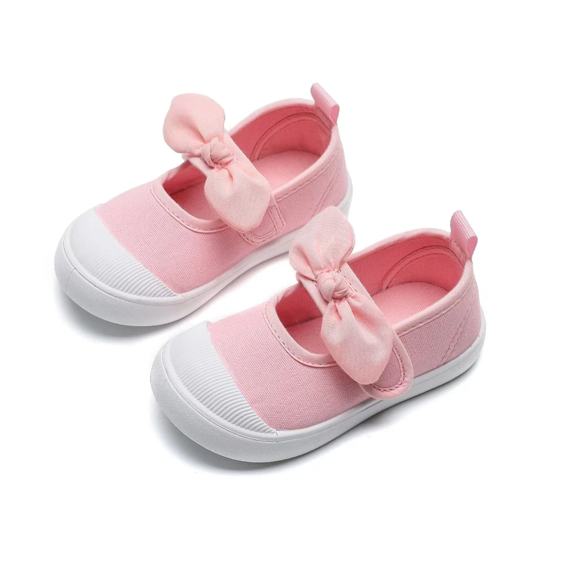 Bow Knot Canvas Princess Shoes
