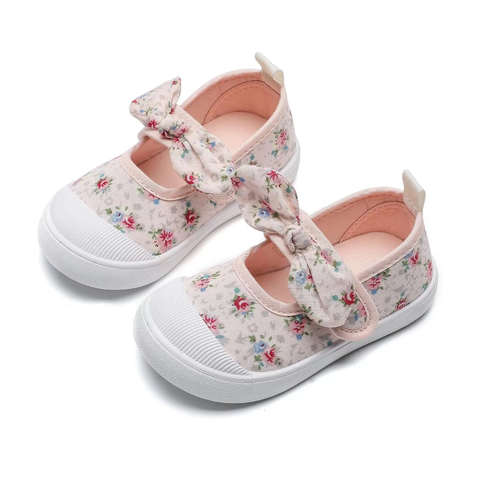Bow Knot Canvas Princess Shoes