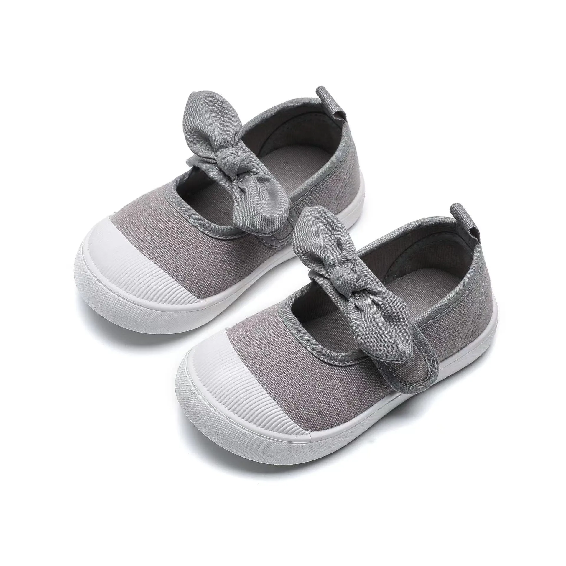 Bow Knot Canvas Princess Shoes
