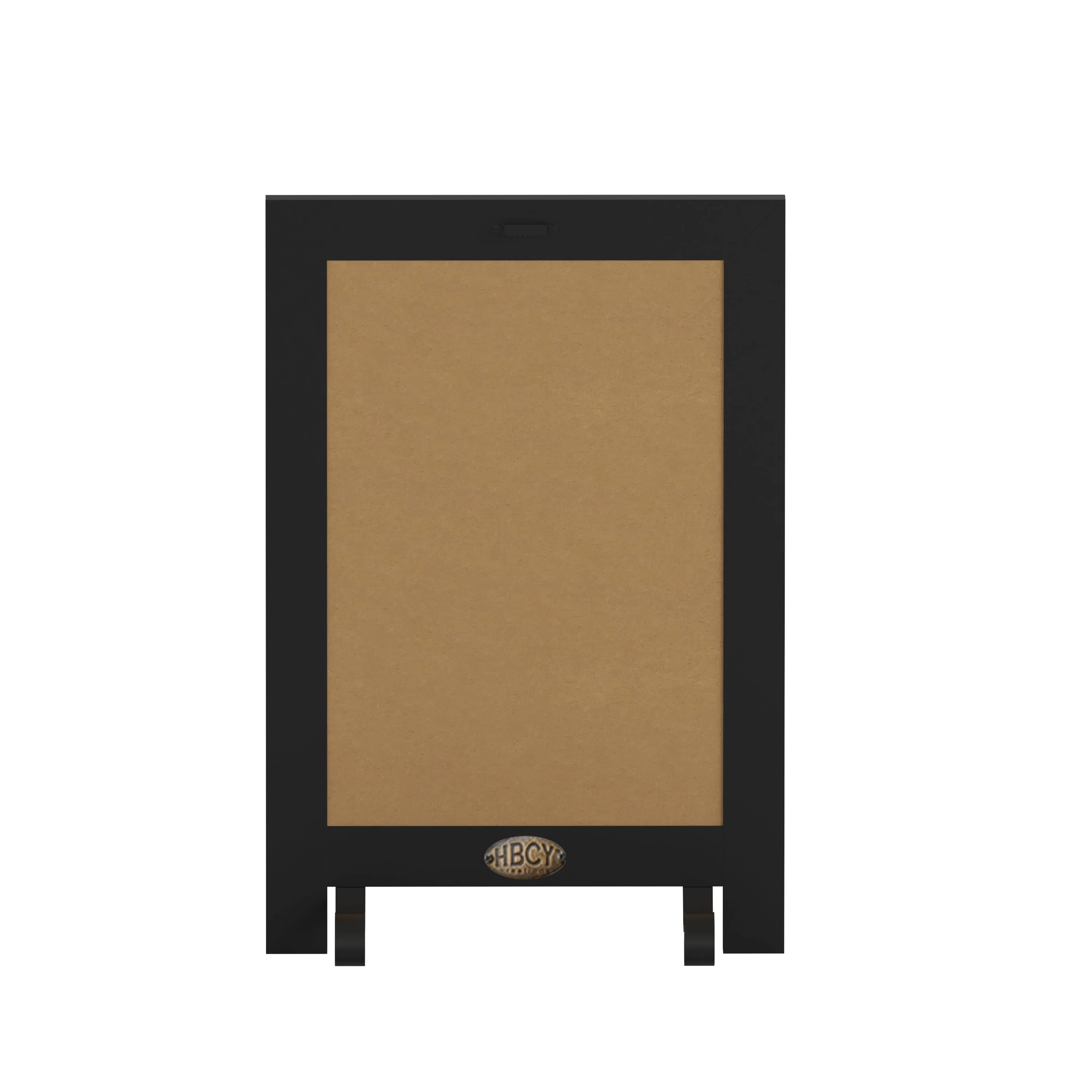Canterbury 9.5" x 14" Black Tabletop Magnetic Chalkboards with Metal Scrolled Legs, Hanging Wall Chalkboards, Countertop Memo Boards, Set of 10