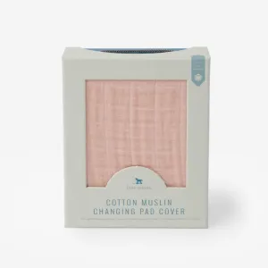 Cotton Muslin Changing Pad Cover - Rose Petal by Little Unicorn