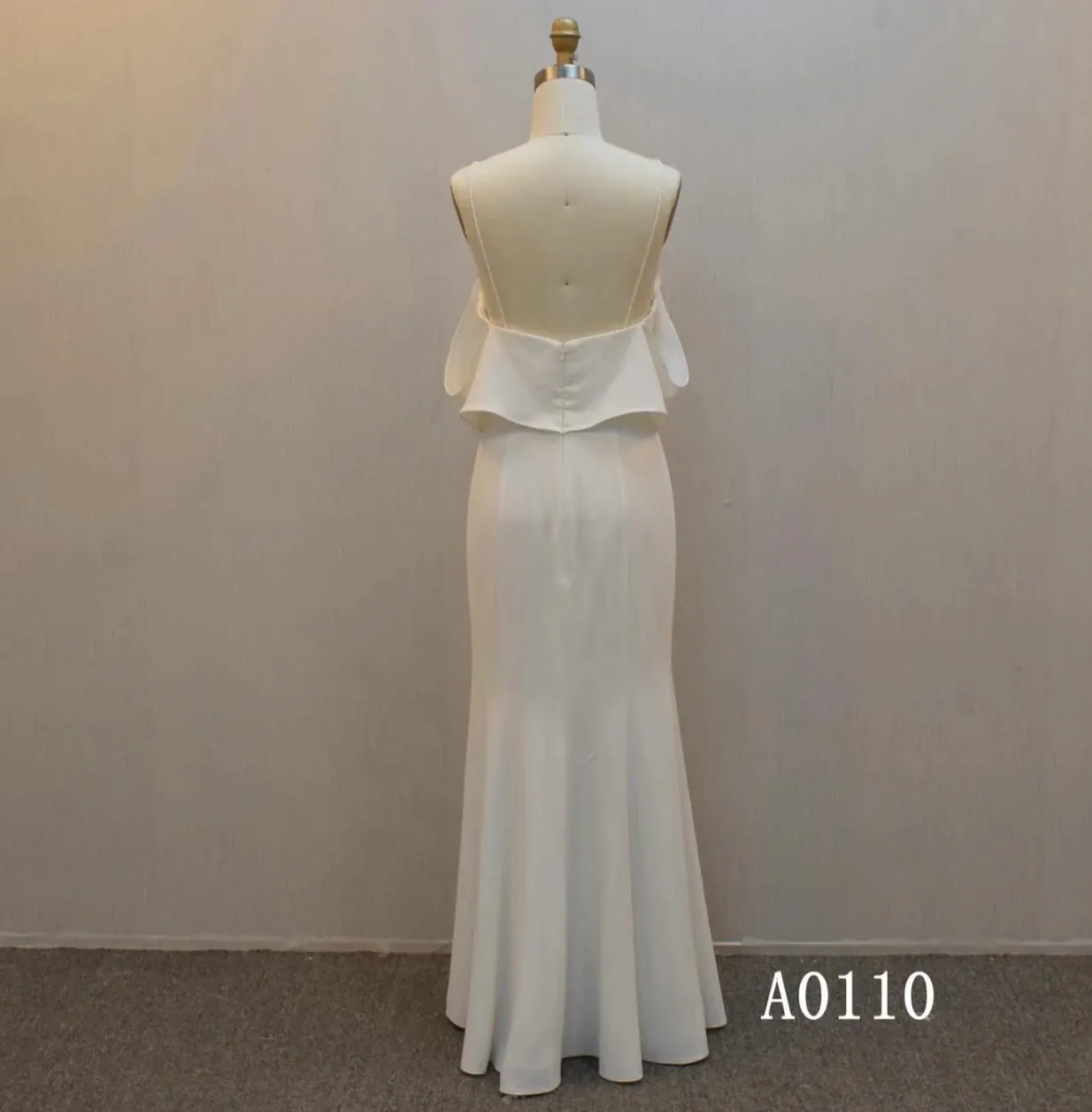 Elegant Sophisticated Mermaid Wedding Dress