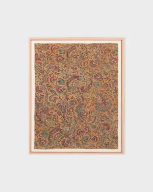 Framed Kashmiri Shawl Fragment