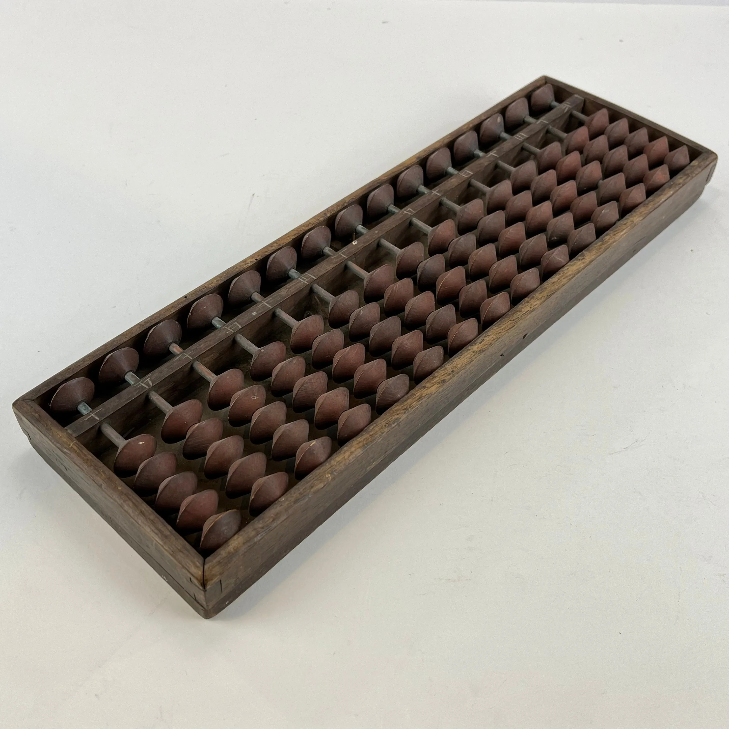 Japanese Wooden Abacus 90 Bead 12 Decimal Place Soroban
