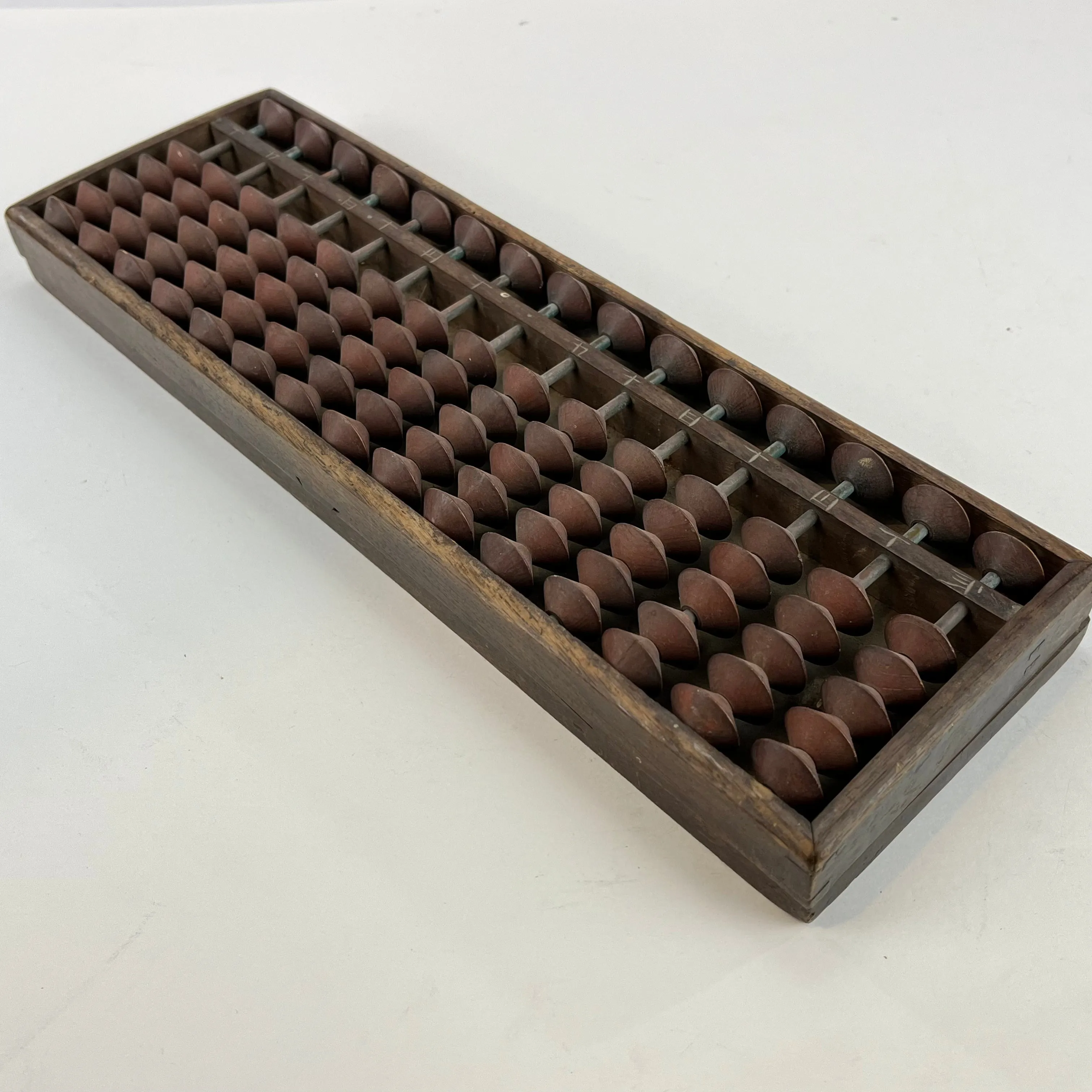 Japanese Wooden Abacus 90 Bead 12 Decimal Place Soroban