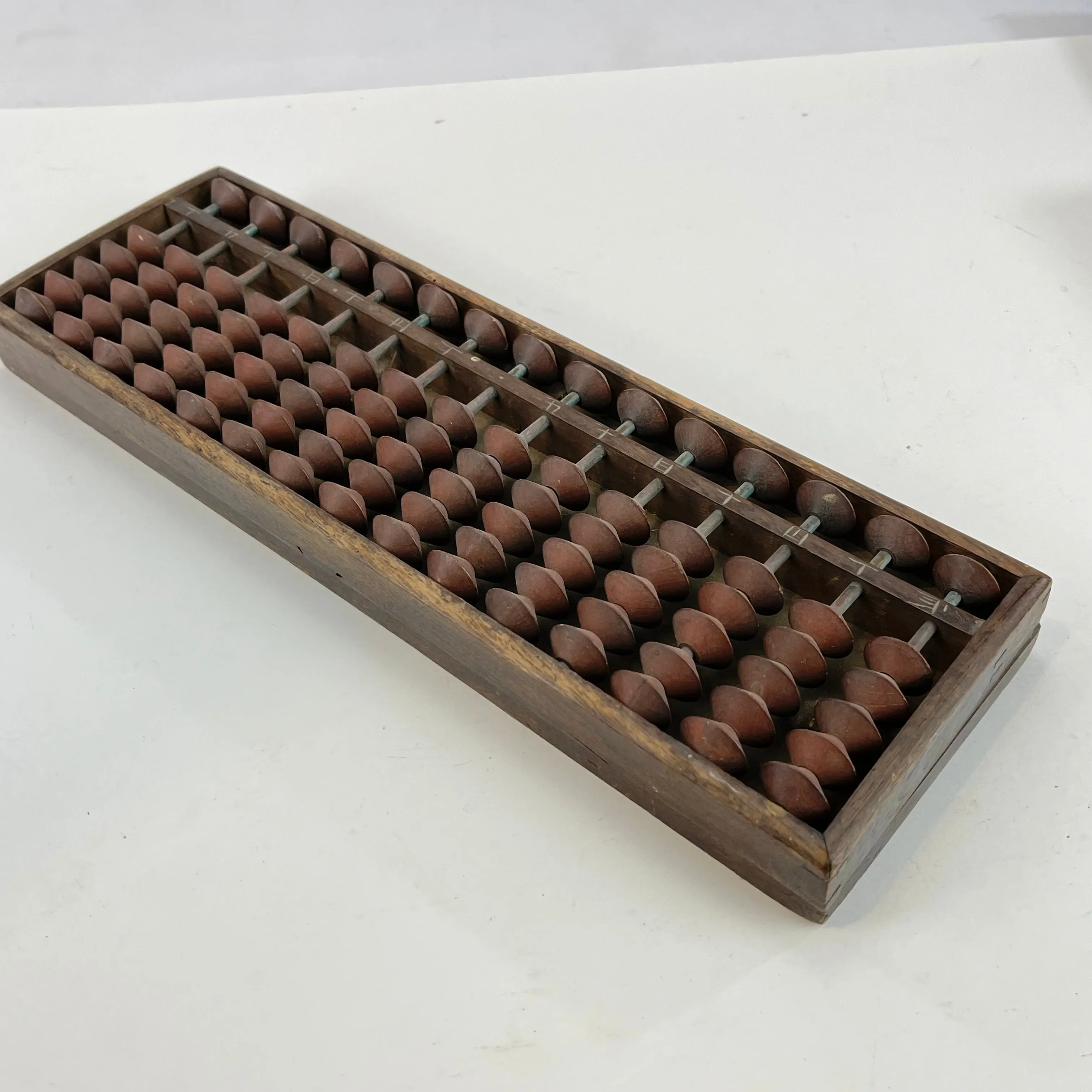 Japanese Wooden Abacus 90 Bead 12 Decimal Place Soroban