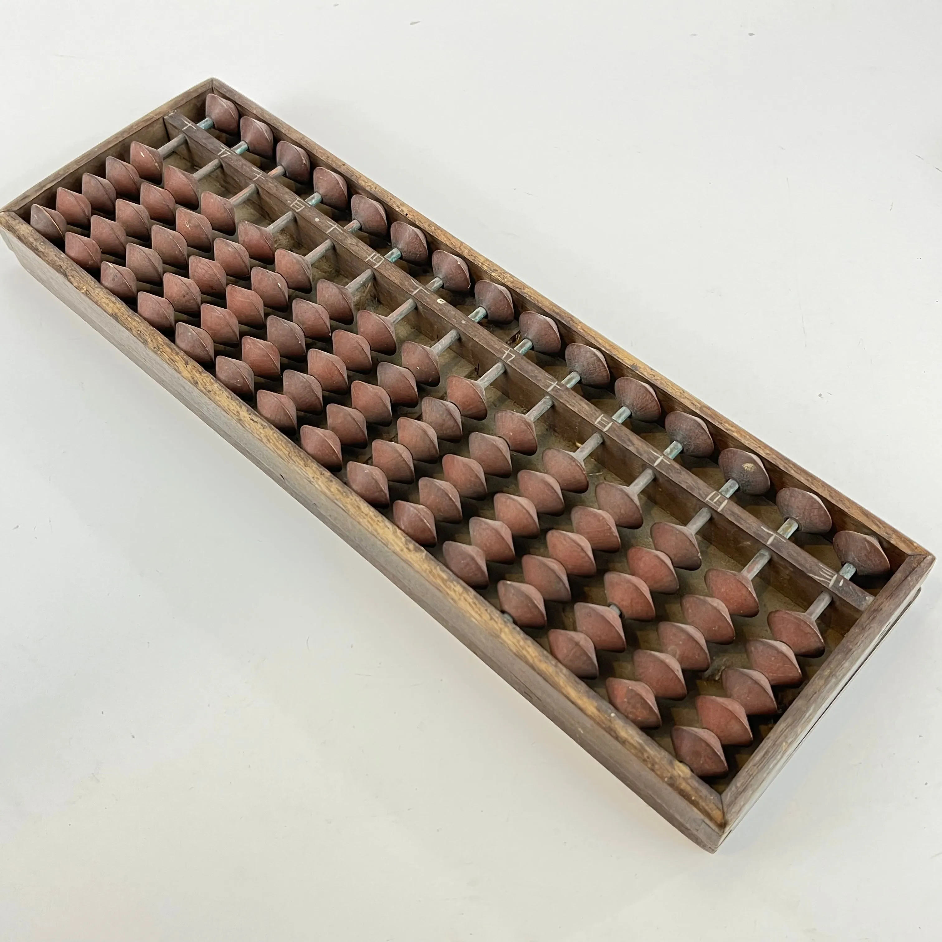 Japanese Wooden Abacus 90 Bead 12 Decimal Place Soroban