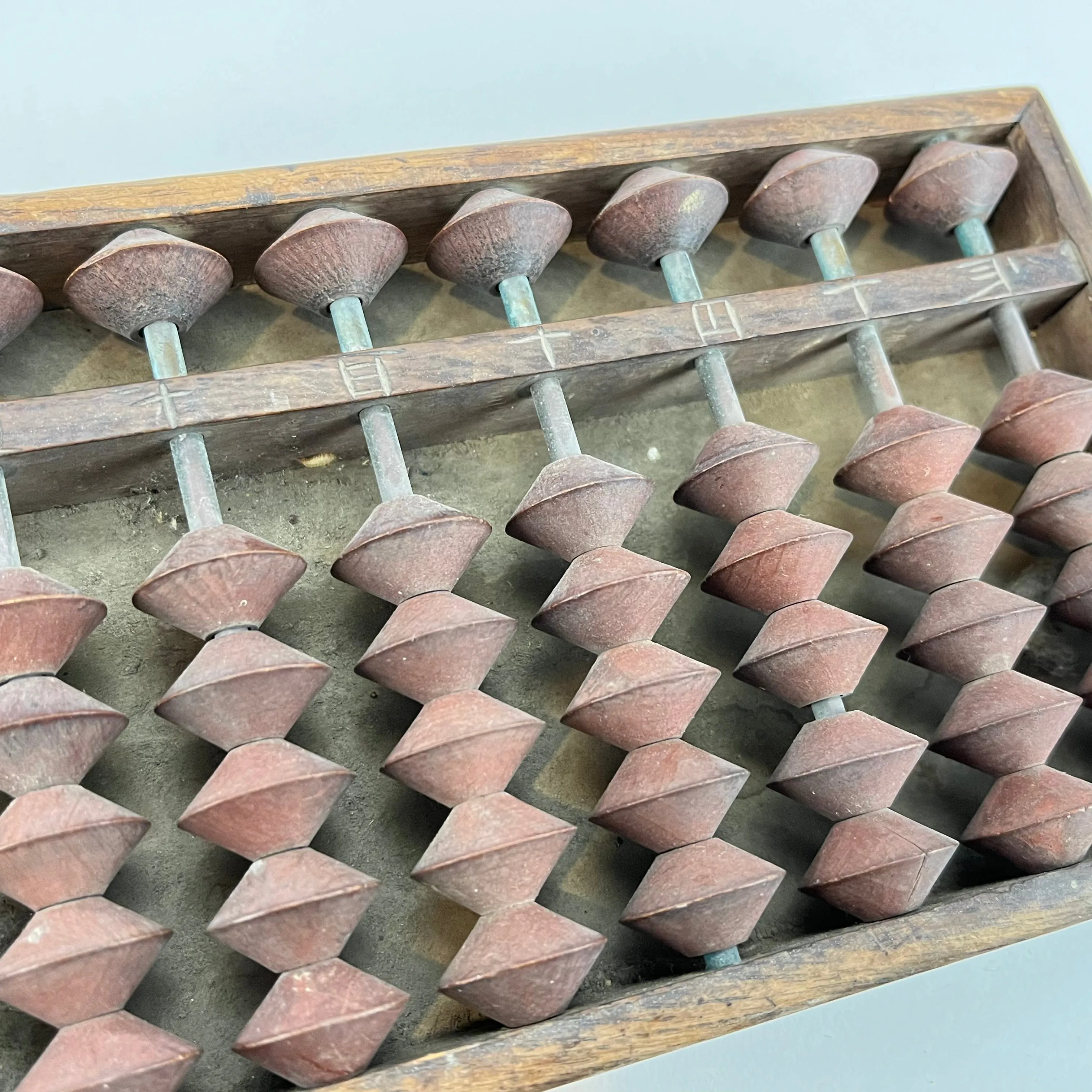 Japanese Wooden Abacus 90 Bead 12 Decimal Place Soroban