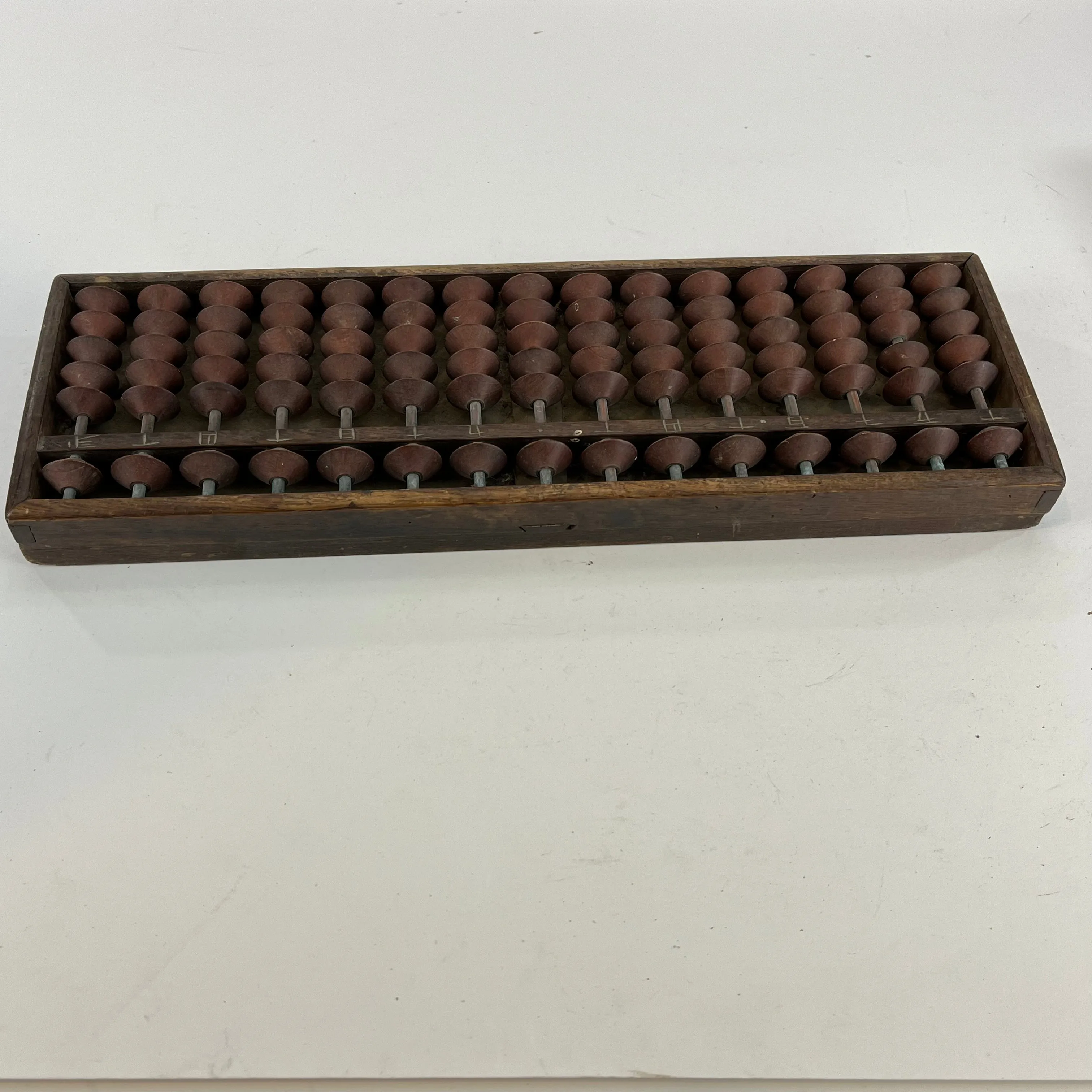 Japanese Wooden Abacus 90 Bead 12 Decimal Place Soroban