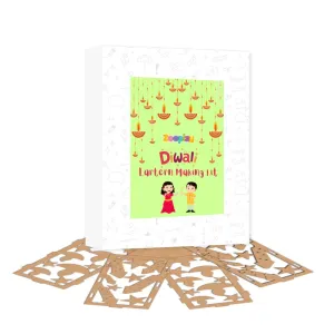 Kids' DIY DIwali Wooden Lantern Making Kit