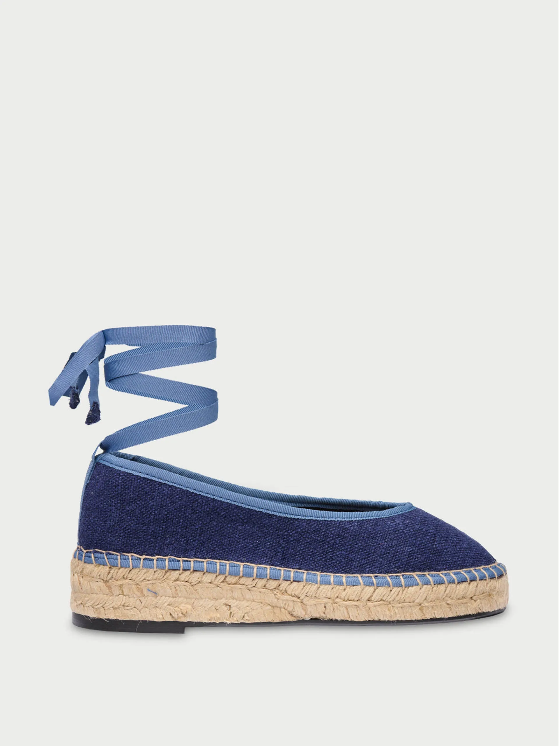 Navy Summer swing flats
