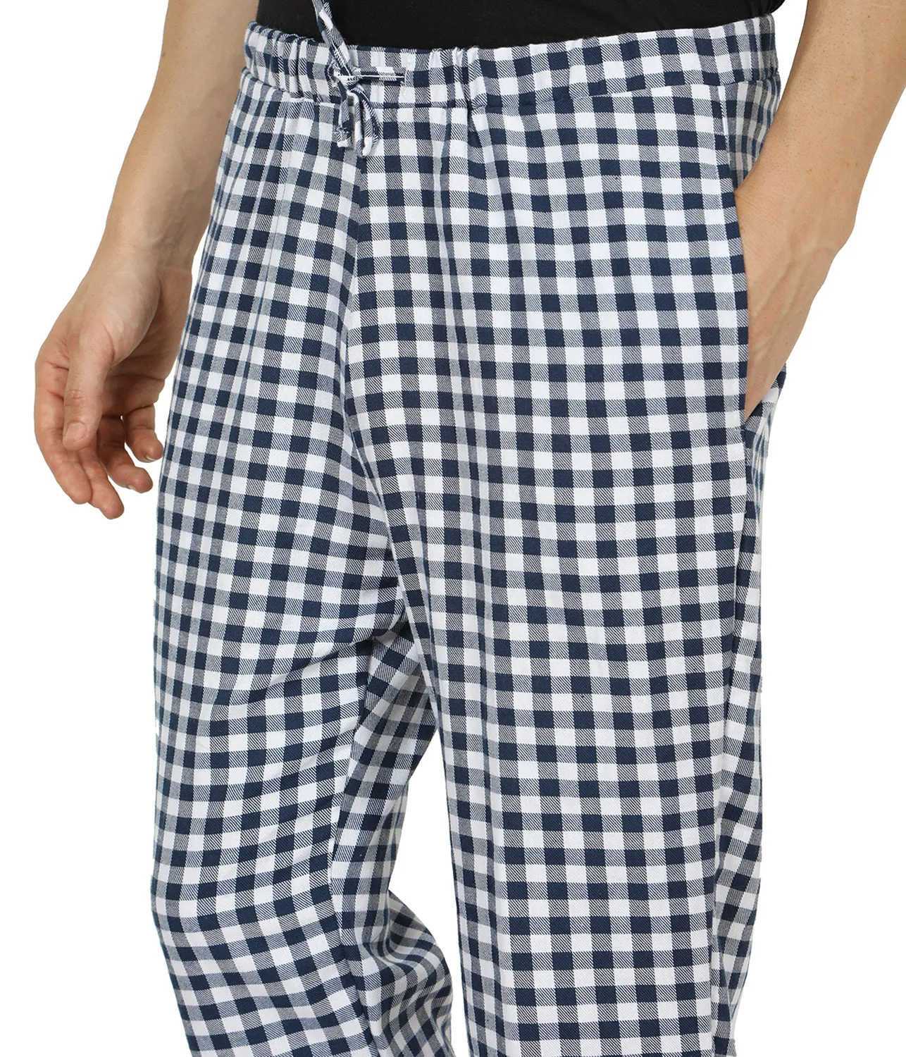 Semantic Men's Blue Gingham Checks Pyjamas