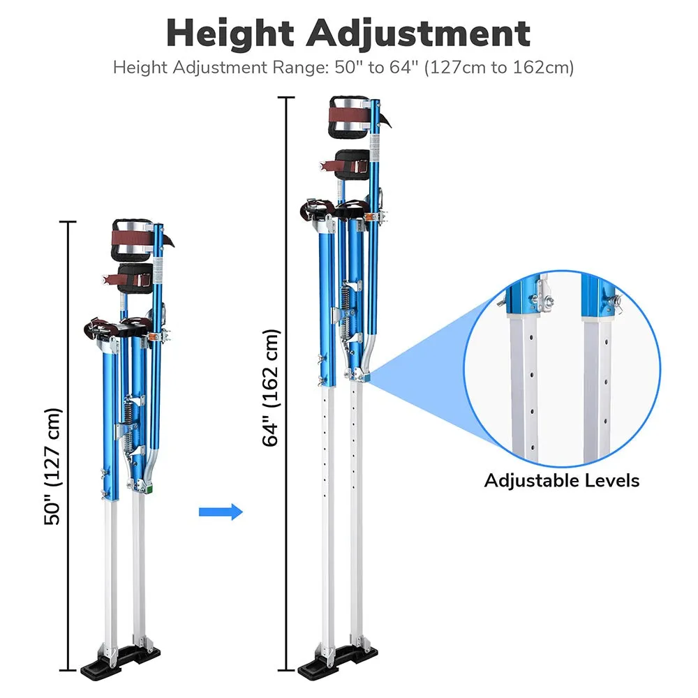 TheLAShop 50" to 64" Aluminum Drywall Painting Stilts