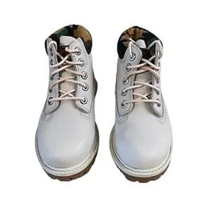 Timberland Premium 6 In Waterproof Boot Gray Nubuck Size 7.5 Toddler