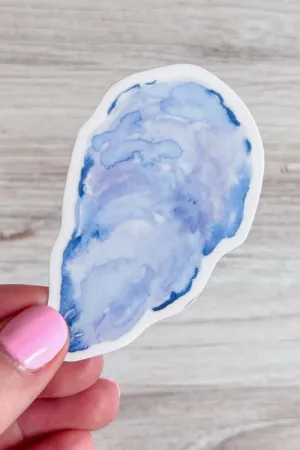 Trendy Sticker - Drawn Mussel / Oyster Shell